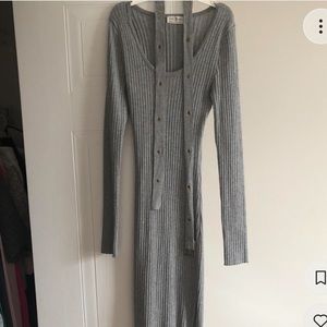 Fitted bodycon maxi dress